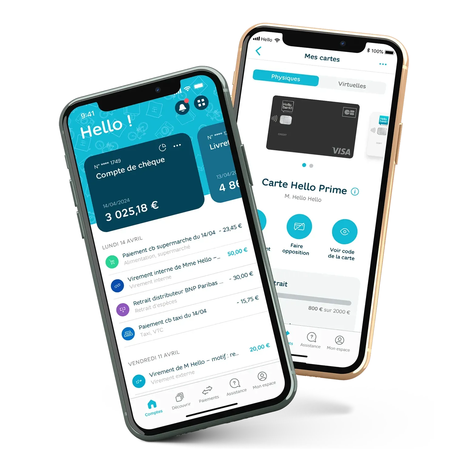 Banque en ligne Hello bank!