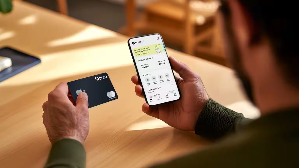 Néobanque pro Qonto